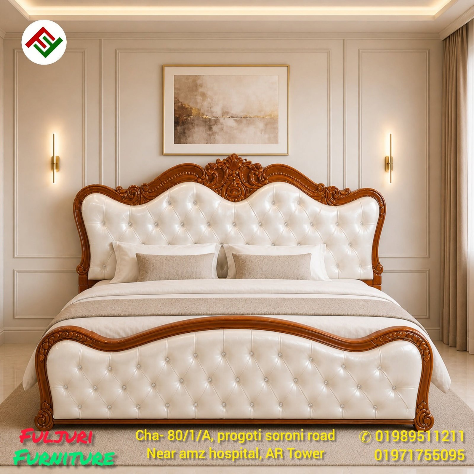 Tufted Bed Design
